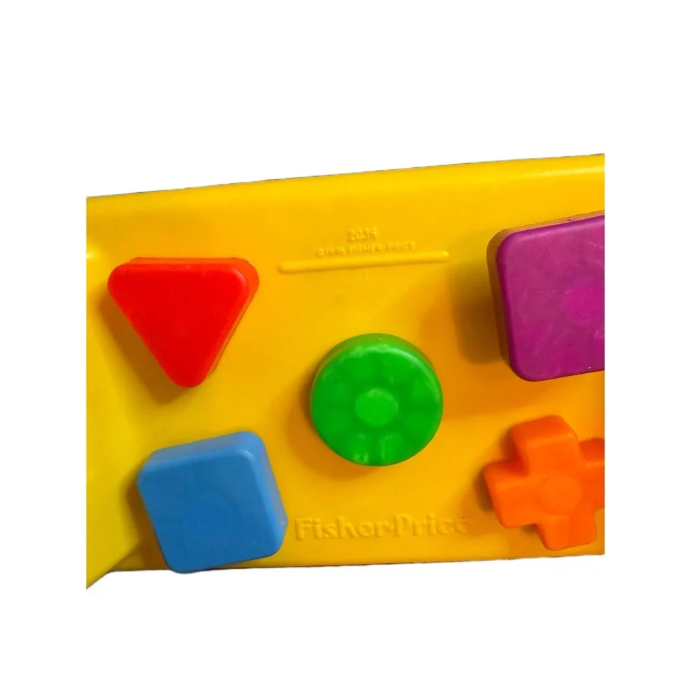 Fisher-Price Tap & Turn Bench Toddler Pounding Toy Yellow Double Sided 2035
